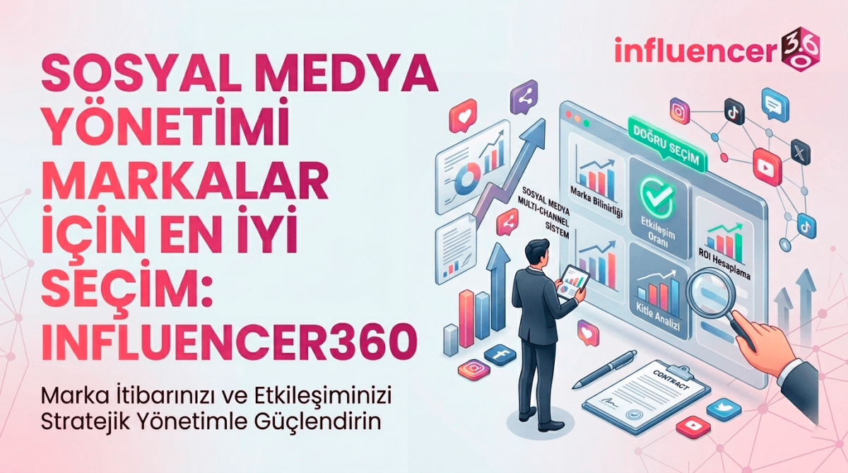Sosyal Medya Yönetimi Markalar için en iyi seçim: influencer360 ile Farkı Keşfedin