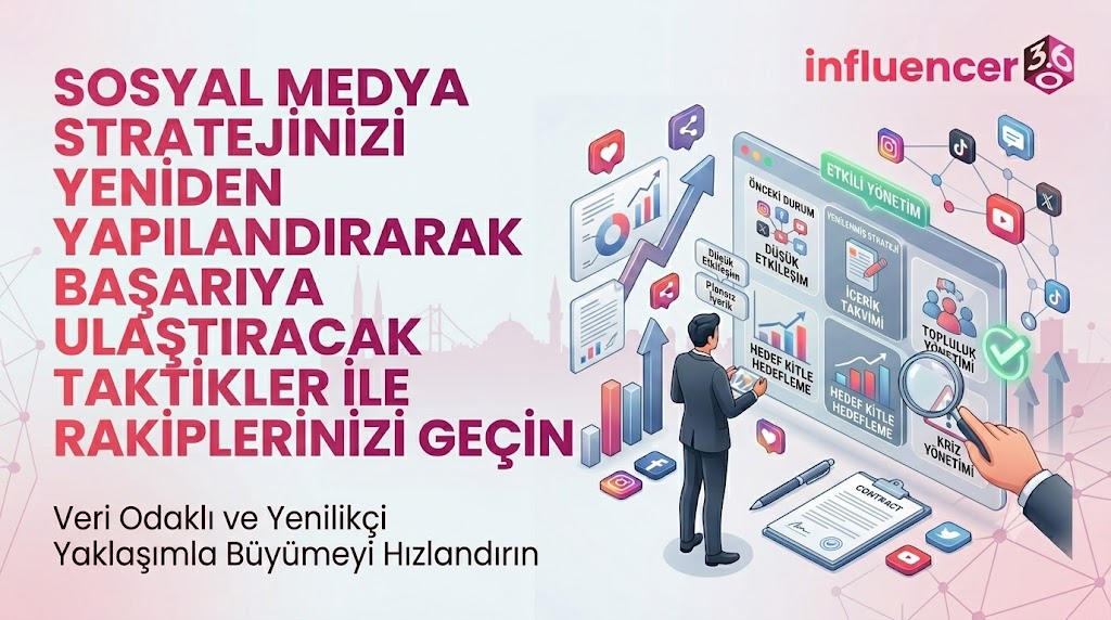 Sosyal Medya Stratejinizi Yeniden Yapılandırarak Başarıya Ulaştıracak Taktikler ile Rakiplerinizi Geçin